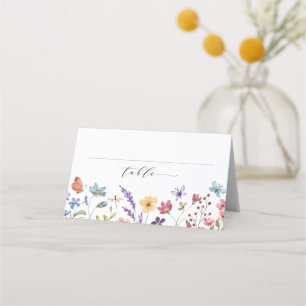Carte De Placement Numéro de table Floral Spring Summer Love in Bloom
