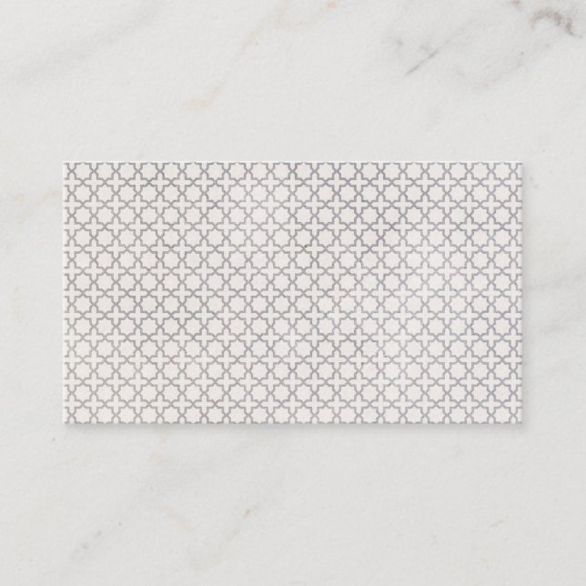 Carte De Placement Ornement arabesque élégant (Devant)