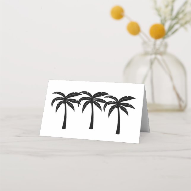 Carte De Placement Palmiers tropicaux (Devant)