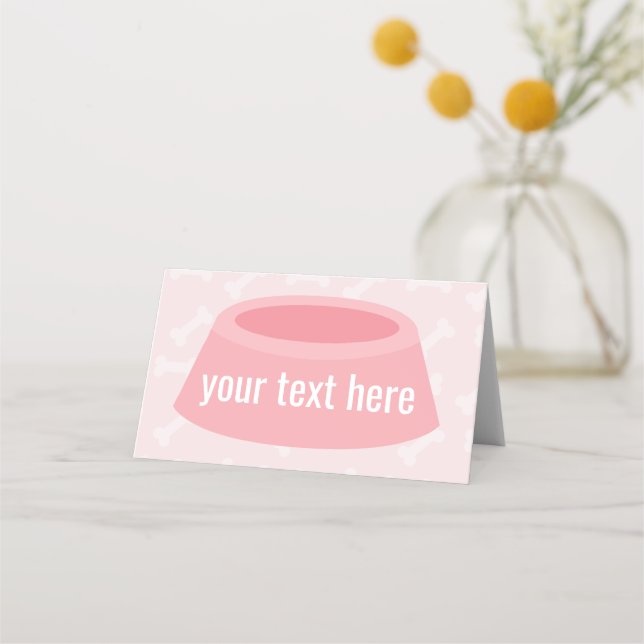 Carte De Placement Pancarte de nourriture pour buffet sous tente pour (Devant)