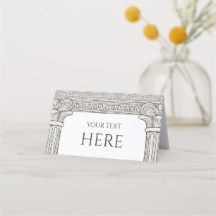 Carte De Placement Pancartes de buffet à toga, étiquette de lieu de c
