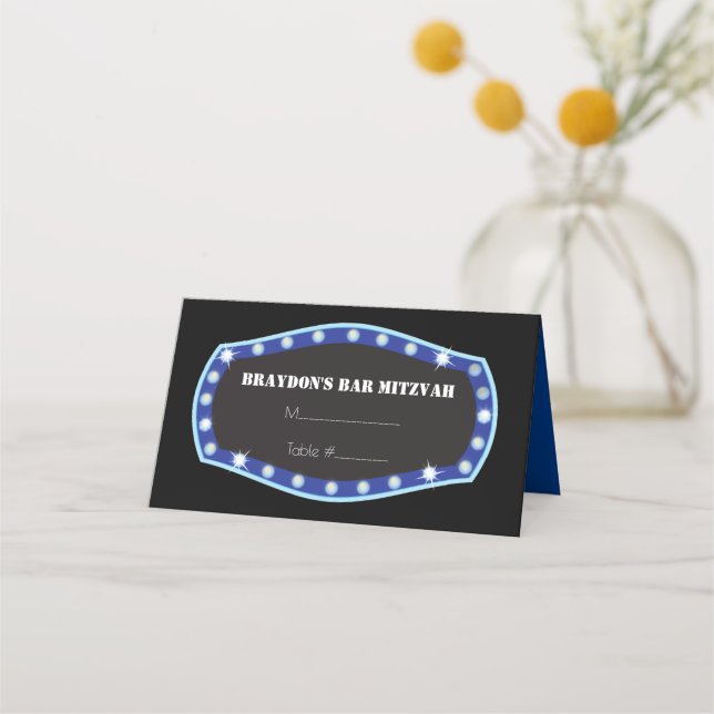 Carte De Placement Panneau de signalisation Hollywood Marque Siège Ca (Devant)