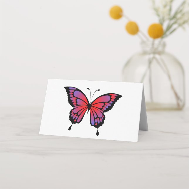 Carte De Placement Papillon (Devant)