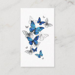 Carte De Placement Papillons volants bleus Morpho