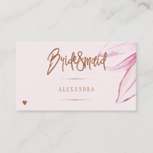 Carte De Placement Parties scintillant florale script brunch nuptiale