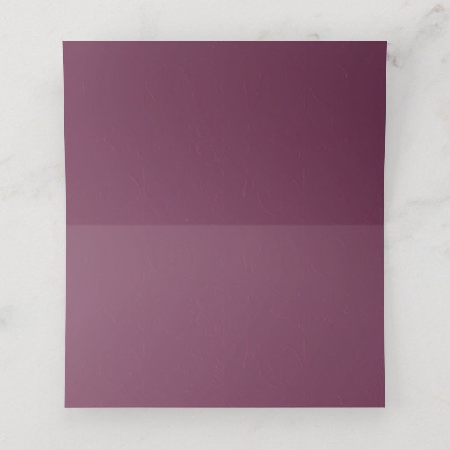 Carte De Placement PASSION | Marque-Place (Intérieur déplié)