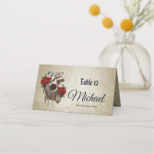 Carte De Placement Passion Steampunk, le Coeur mécanique de l'Amour.