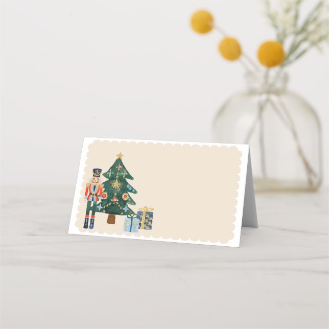 Carte De Placement Pastel Nutcracker Baby shower Place Card (Devant)
