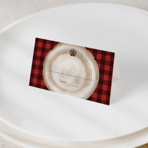 Carte De Placement Pâte de bison de bûcheron
