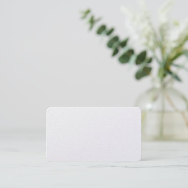 Carte De Placement Perle Premium Ronde Plate (Debout devant)