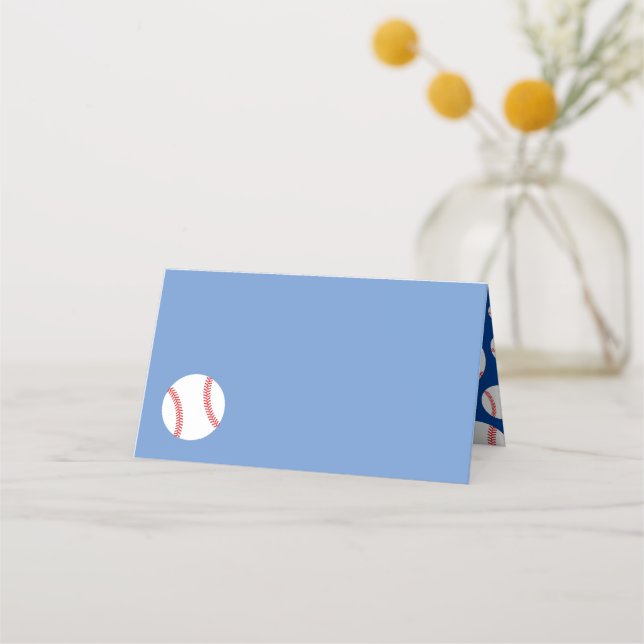 Carte De Placement Petit Slugger Baseball Sports Baby shower Place C (Devant)