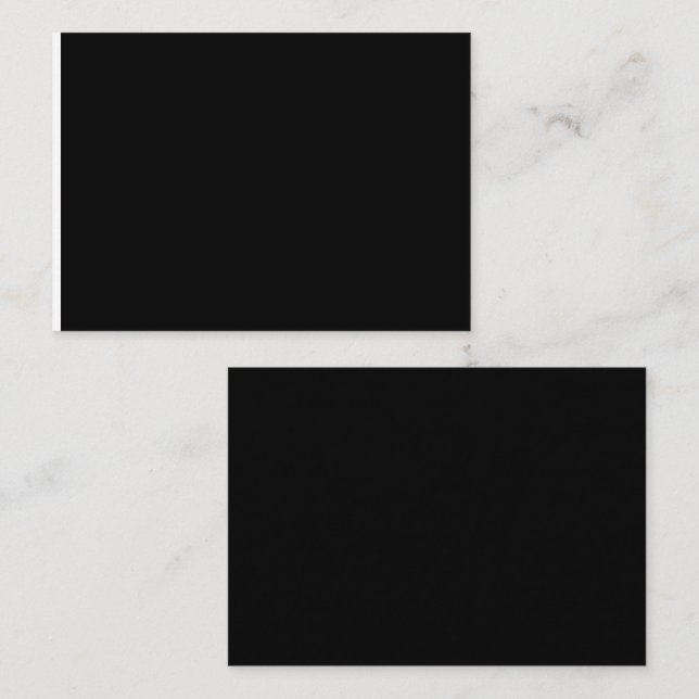 Carte De Placement photo en noir et blanc (Devant / Derrière)