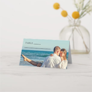 Carte De Placement Photo Mariage moderne
