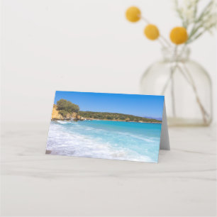 Carte De Placement Photo Tropical Beach Island Paradise