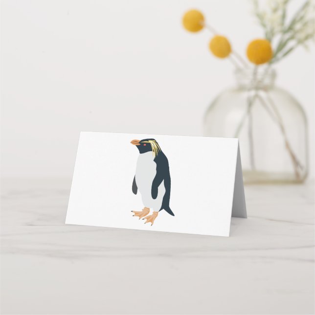 Carte De Placement Pingouin à trémie rocheuse (Devant)