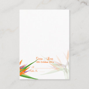 Carte De Placement PixDezines OISEAU DE PARADIS/do-it-yourself Couleu