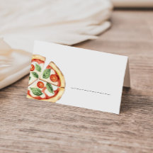 Pizza Fill in Buffet Place Card