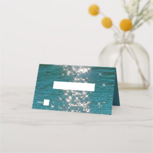 Carte De Placement Plage Sea Water Sparkings Mariage Carte Place