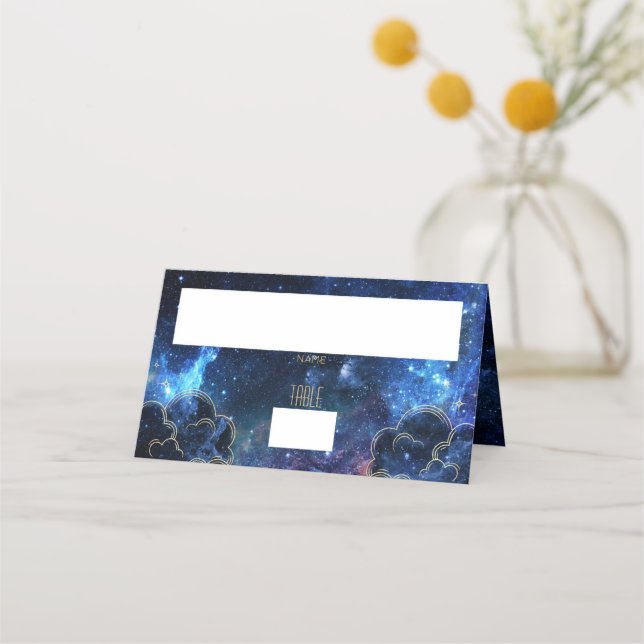 Carte De Placement Plaque céleste de phase galaxie (Devant)