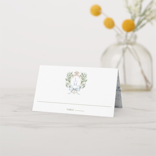 Carte De Placement Poignets de feuilles traditionnels avec poule | Ma (Devant)