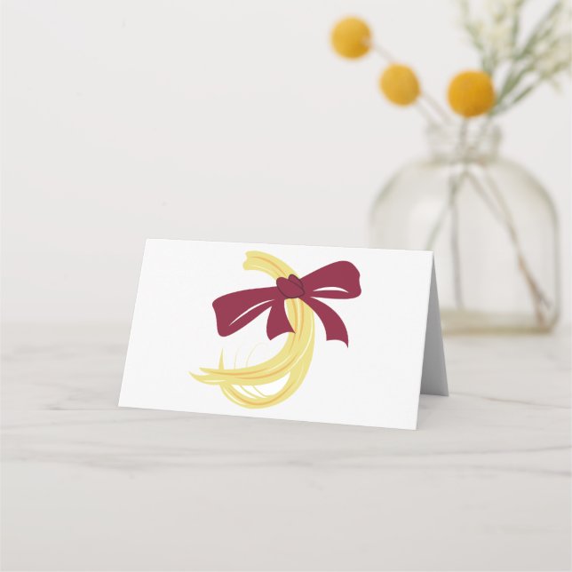 Carte De Placement Première coupe de cheveux du bébé (Devant)