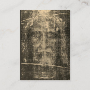 Carte De Placement Prière catholique Sainte Face de Jésus Suaire Turi