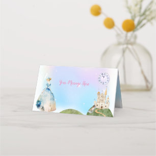 Carte De Placement Princess Birthday Kids