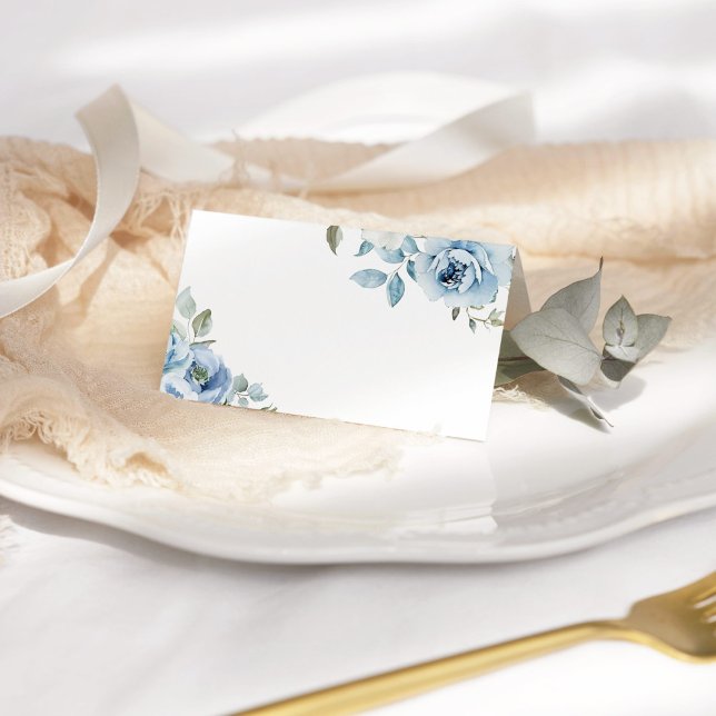 Carte De Placement Quelque chose de bleu avant de faire du bleu pouss (Créateur téléchargé)