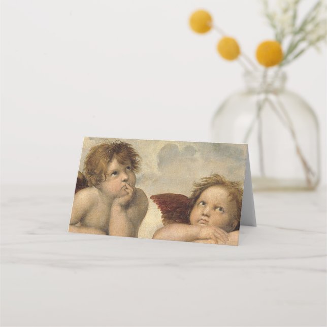 Carte De Placement Raphael Cherubs Angels (Devant)