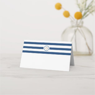 Carte De Placement Rayure classique Mitzvah