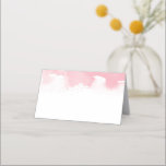 Carte De Placement RÉCEPTION WEDDING design aquarelle rose vif<br><div class="desc">Un design tendance, joli aquarelle thème pour vos CARTES de réception de mariage. Ecrivez à la main les noms des invités et ajoutez des numéros de table, ou un merci de la Brade Groom au dos... CONSEIL :: 1. Pour modifier/déplacer des graphiques et des polices et ajouter du texte -...</div>