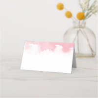 RÉCEPTION WEDDING design aquarelle rose vif