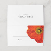 Red Poppy Simplicity Mariage Escort