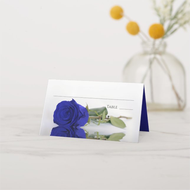 Carte De Placement Réflexion de l'écriture du Mariage de Rose Royal B (Devant)