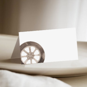 Carte De Placement Remplissage de pneus de voiture dans le buffet