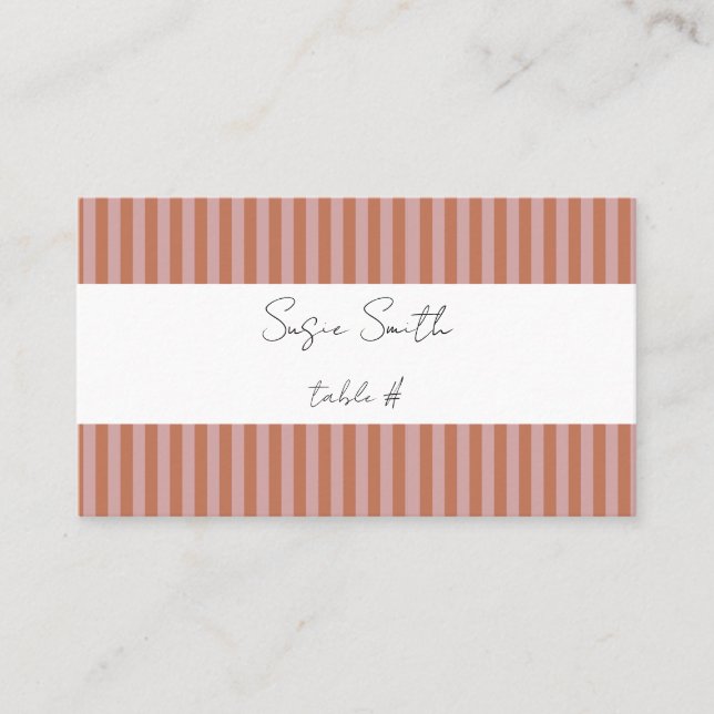 Carte De Placement Réparti (Devant)