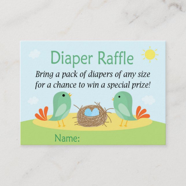 Carte De Placement Repose avec les billets de rousseur de couches d'o (Devant)