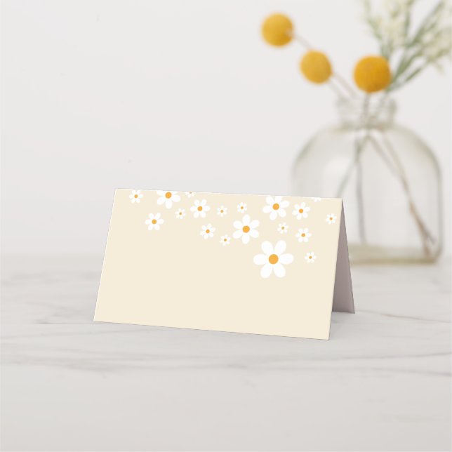 Carte De Placement Retro Daisy Tan (Devant)