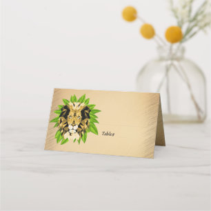Carte De Placement Roi Brown du Lion de la Jungle