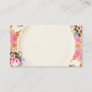 Carte De Placement Rose anglais victorien High Tea Party Place Card