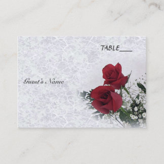 Carte De Placement Rose Dream Mariage Table assise