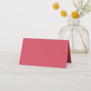 Carte De Placement Rouge brique (couleur solide)