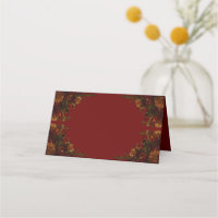 Rustique Orange Red Fall Élégant Mariage gothique