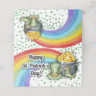 Carte De Placement Sac à gâteau de la Saint Patrick Topper, do-it-you