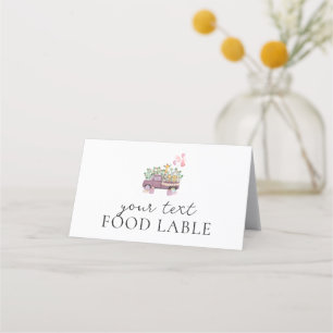 Carte De Placement Safari Bébé Animaux Camion 1er anniversaire Fête N