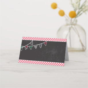 Carte De Placement Saint Cannoli Table Tente ou Buffet Étiquettes
