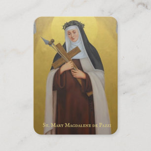 Carte De Placement Sainte Marie Magdalene De Pazzi Prière catholique