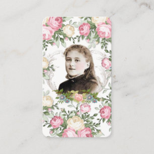 Carte De Placement Sainte Thérèse de l'Enfant Jésus Prière Novena Cat