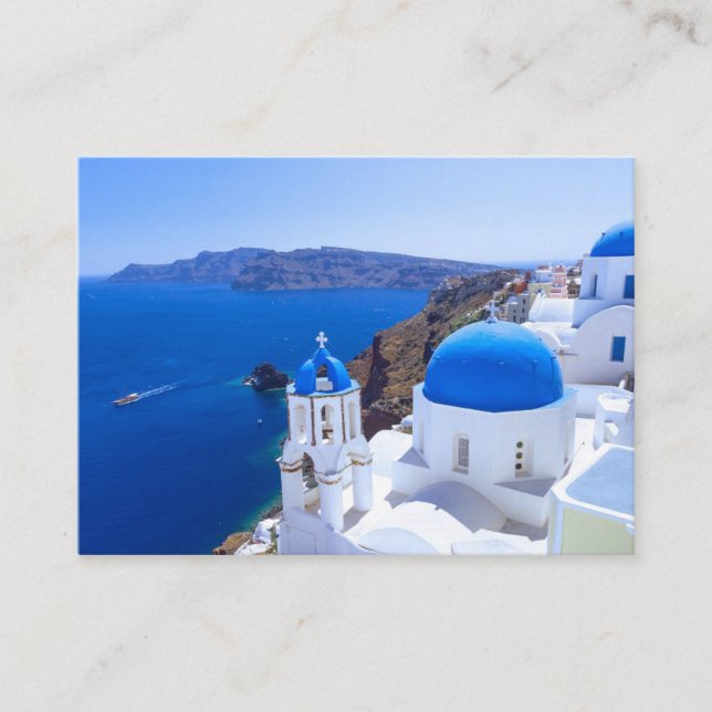 Carte De Placement Santorin (Devant)