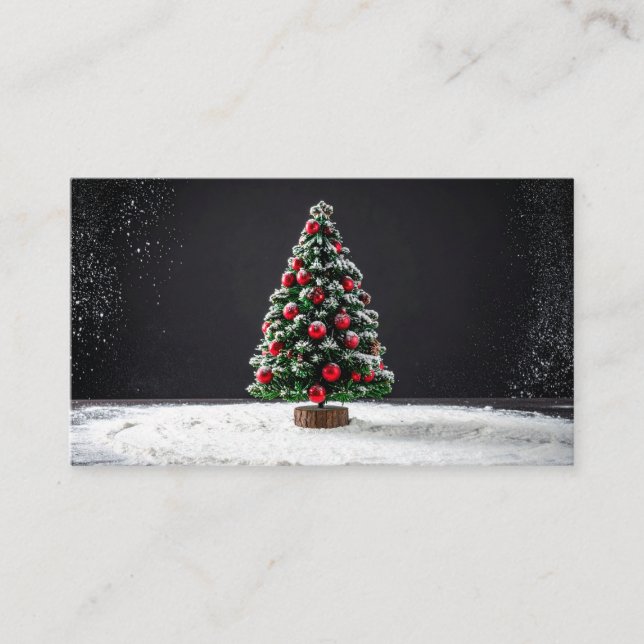 Carte De Placement sapin de Noël (Devant)